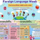 ตารางการแข่งขันของกิจกรรม Foreign Language Week
