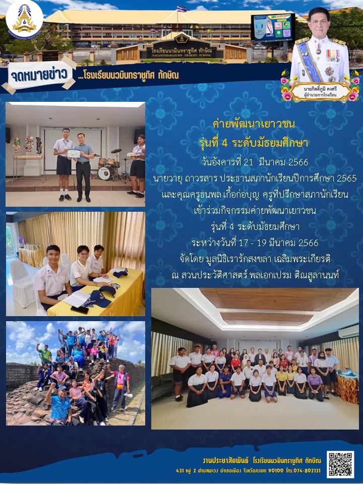 จดหมายข่าววันที่ วันที่ 21 มี.ค. 2566 ฉบับที่ 2